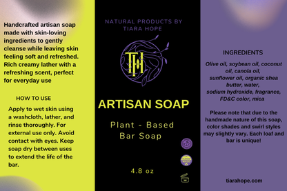 Artisan Body Soap Cotton Cloud